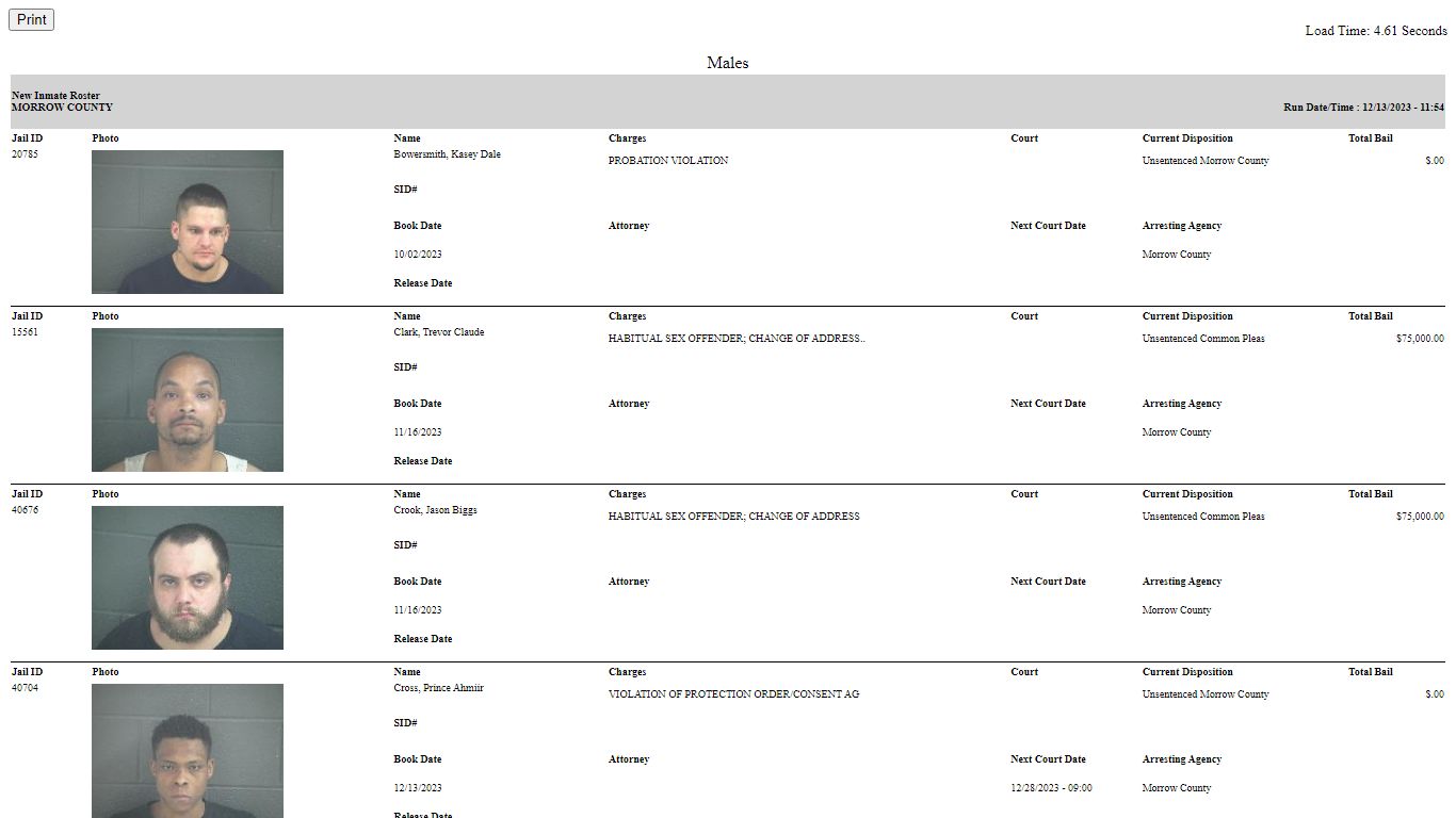 New Inmate Roster - jdsinc.net
